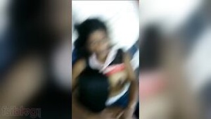 A slut with a sweet transparent body has a threesome with a masked man in this xxx video.