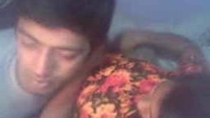 Married couple, Vinitha and Prem, share intimate moments on camera.