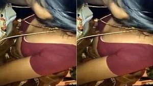 Nude self-immolation of the erotic Bhabhi with a blowjob
