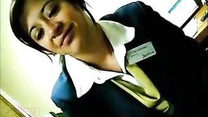 Met the_EXTRA lndia flight attendant's seduction in the cockpit