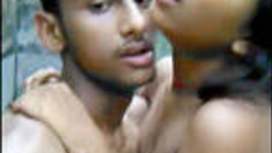 Love making in a collage setting with an Indian lover.