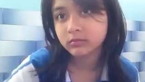 Beautiful Indian girl with great assets in a collage.