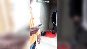 boyfriend and girlfriend caught in the act outdoors in homemade video