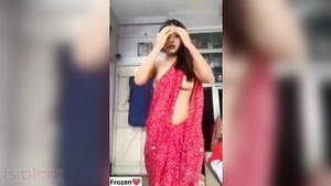 A naughty Bangladeshi woman pleases herself using a striptease and finger play in this XXX home movie.