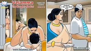 This is an Indian aunty sex video which features a beautiful South Indian set.