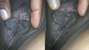A beautiful Tamil wife has her husband licking and fingering her vagina.