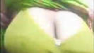 Dehati beauty showing off her big boobs and vagina