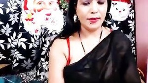 Aunty’s Christmas scene from a sex movie, livecam.