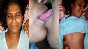 Sultry Sri Lankan couple gets it on in the bedroom