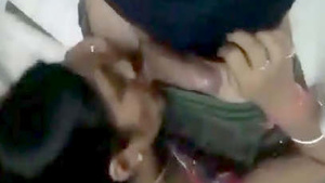 Young wife sucks her husband’s balls and face