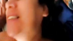 Hot and hungry aunt meets her neighbor at a sex party and they engage in some sex.