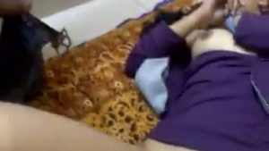 Fun with college friends in the dorm room of an Indian college girl