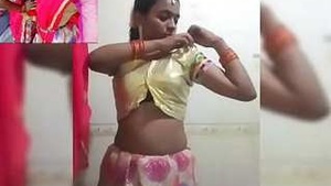 Beautiful change in a Indian woman