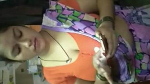 Janaki, the hot housewife exposure her beautiful and sensual breasts dressed as a bhabi.