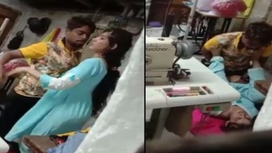 A farm machinery operator has a sexual experience with his female superior in the barn.