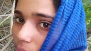 Beauty gets it hard outside in a village