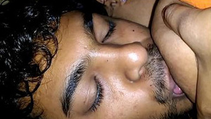 Pregnant housewife drinks milk from the next door neighbor.