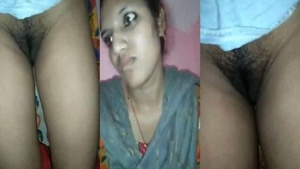 Introductory bathroom scene with a shy Indian girl.