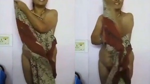 Homemade video of South Indian bhabhi with boob show and having sex with devar