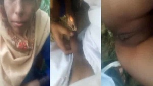 Village beauty shamelessly flaunts her naked body and all