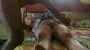 Beautiful Indian woman gets loved by her lover in bed