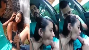 Hot scenes of a pretty Indian woman and her lover in different locations.