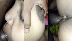 Sex with an Anglo-Indian wife and hot orgasm with a mouthful of cock.