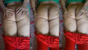 Beautiful Indian wife showing off her perfectly shaped ass.
