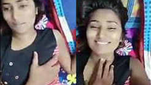 Desi cutie Swati Naidu enjoys her big boobs being groped and her vagina being penetrated anally.