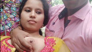 A college romance in the park with a desi woman