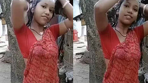 Hot Indian student Meyer taking a bath.