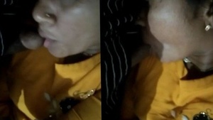 A married Indian woman gives oral sex to another man instead of her husband.