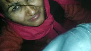 My beautiful girlfriend gives me a great blowjob.