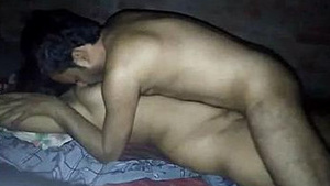 Hot housewife gets hammered by her husband at midnight