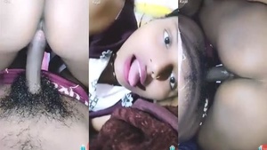 Young Indian couple enjoys spicy sex and shares it with others on livecam
