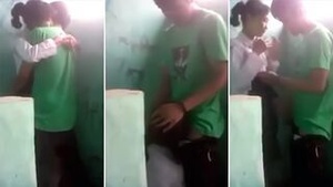 Villagers in India caught on camera making love in the great outdoors.