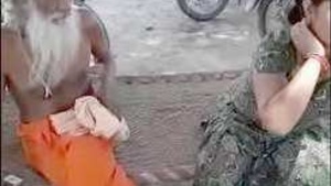 Village boy gets into trouble with his aunt for having sex with her.