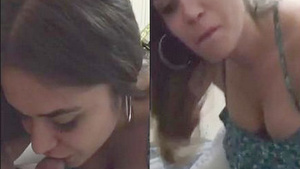 A Indian housewife giving oral sex to her brother-in-law