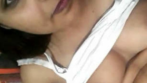 Sexy Indian girl showing her about an inch of her pussy