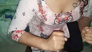 An Indian woman and her boyfriend indulge in a sexual act