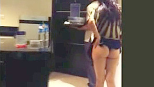 Beautiful girlfriend gives blow job and have sex with her boyfriend