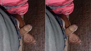 Desi College girl gives her BF a sensual shower massage with her handheld shower head.