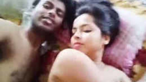 Pretty blonde Indian girl gets paved by her boyfriend