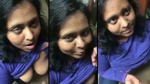 Young Indian woman masturbates in front of her nephew.