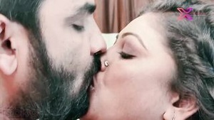 Amateur MILF with big natural tits and a huge ass having a hot scene.