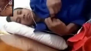SL Bhabi on video call showing big booby