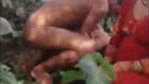 Three womanizers having sex outdoors and got caught