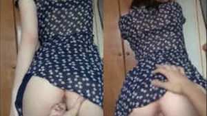 Teasing and satisfying her sexually in different ways.