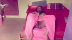 Shalu, a horny Tamil girl in action in a Supper time video.