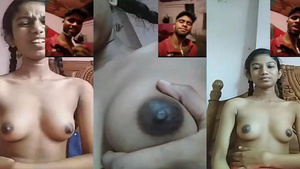 Desi village girl from Bangla unveils her charms on VK